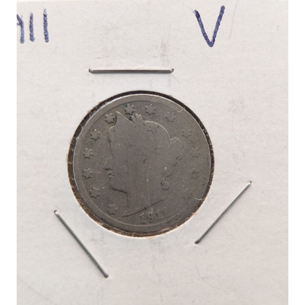 1911 Liberty Head V Nickel • Circulated U.S. 5¢ Coin • Early Type • UMM Finds